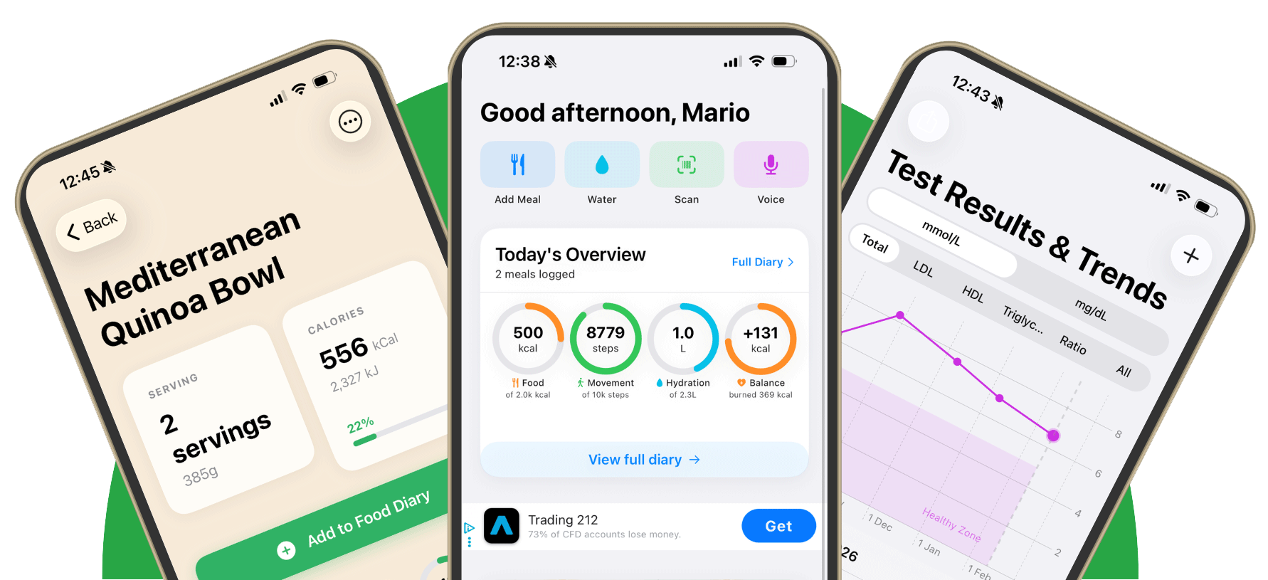 Heart Tracker app screenshot